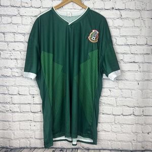 CAFU Football Soccer Mexico Shirt Jersey Logo Soy Mexico Sz XXL